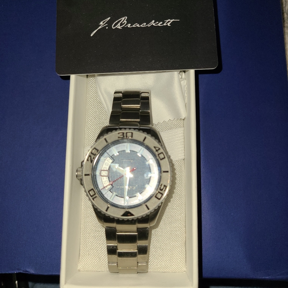 J Brackett men's watch New in box